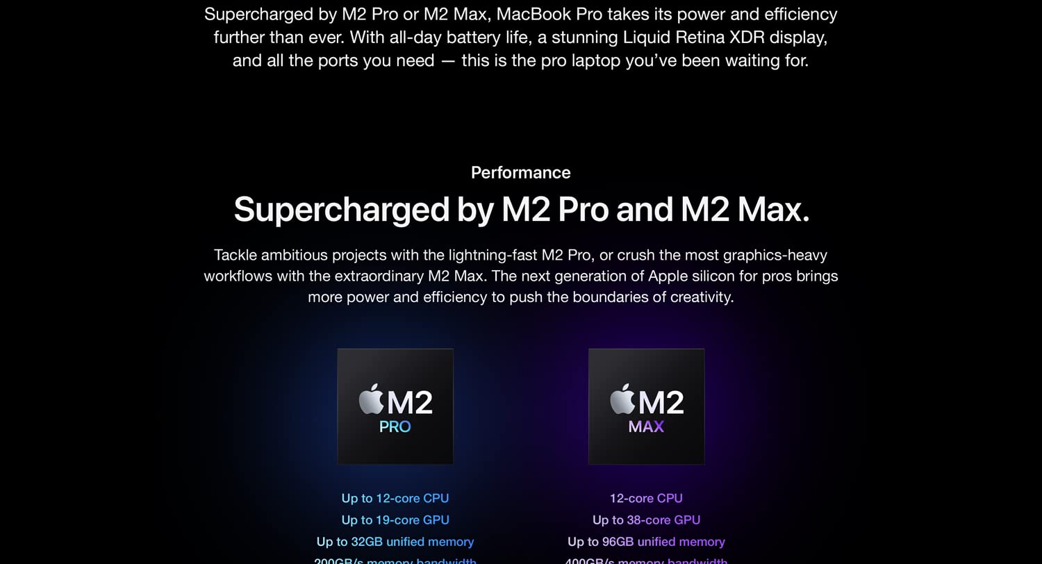 Apple MACBOOK PRO 16 M2 Pro 16Go 512Go CPU 12 GPU 19 G - PC Portable