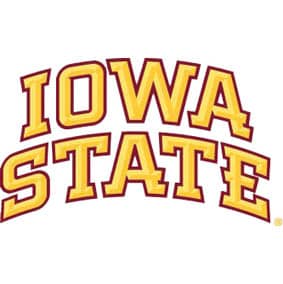 Athletics Iowa State Stacked Arch Wordmark