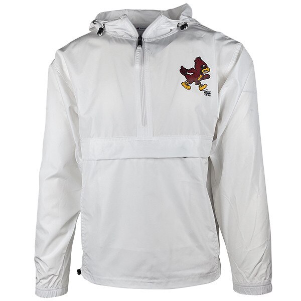 Quarter Zip Jacket Champion White Windbreaker White 