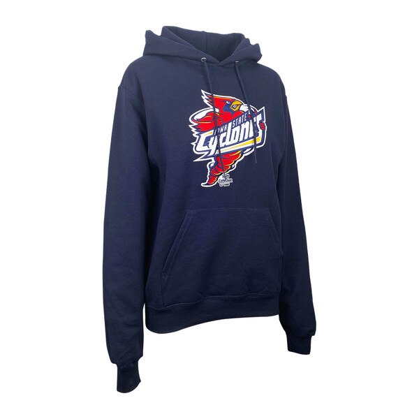 Champion® Spirit Collection Punching Cy Navy Hoodie | ISU Book Store