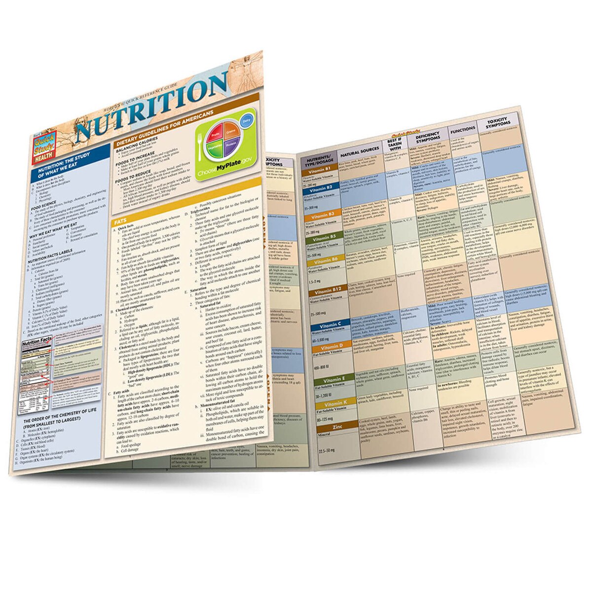 Nutrition - Quick Study Guide