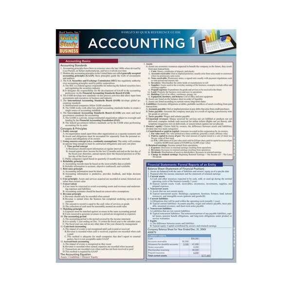 Accounting 1 - Quick Study Guide