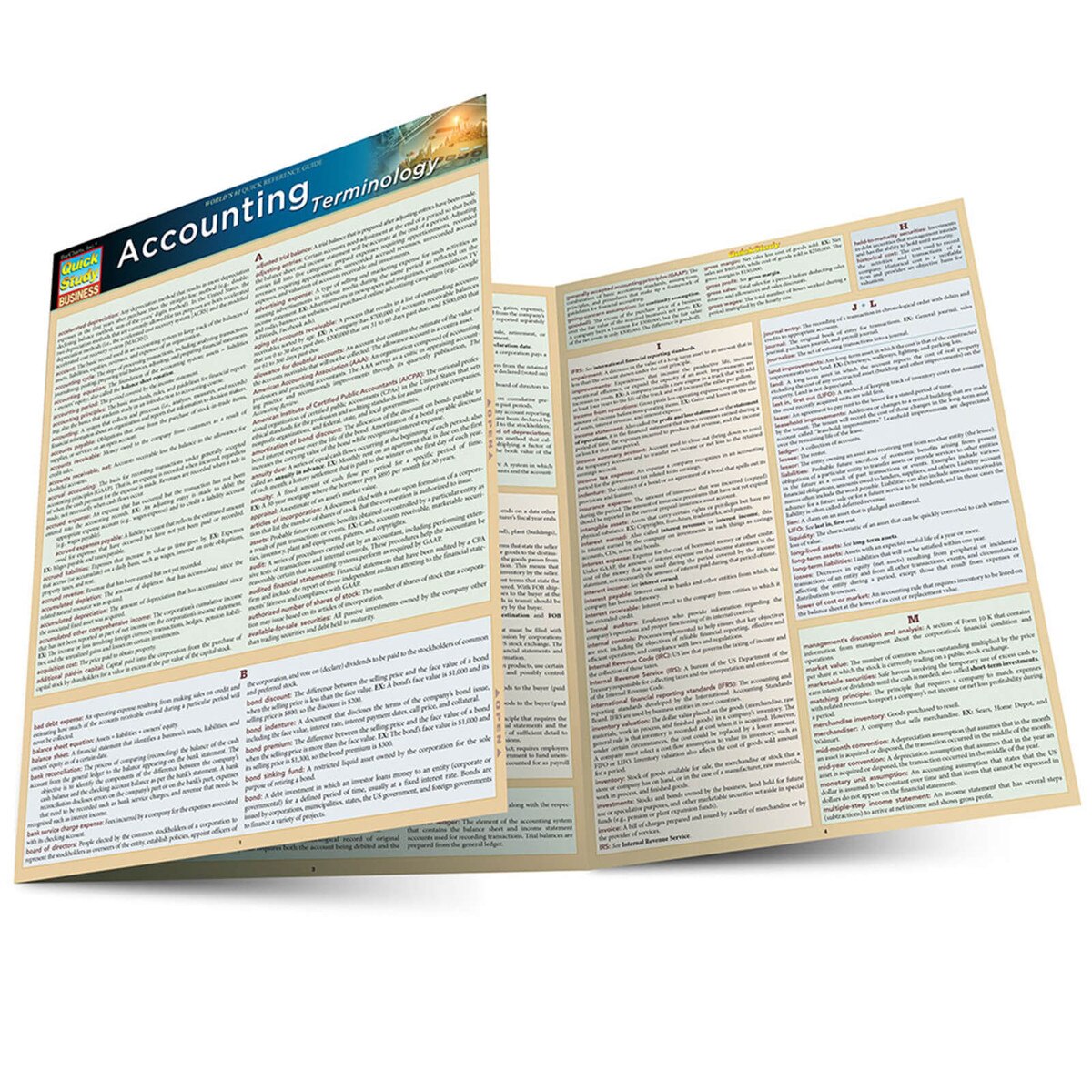 Accounting Terminology - Quick Study Guide | ISU Book Store