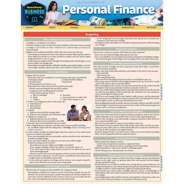 Personal Finance Quick Study Guide