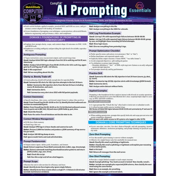 AI Prompting Essentials Quick Study Guide