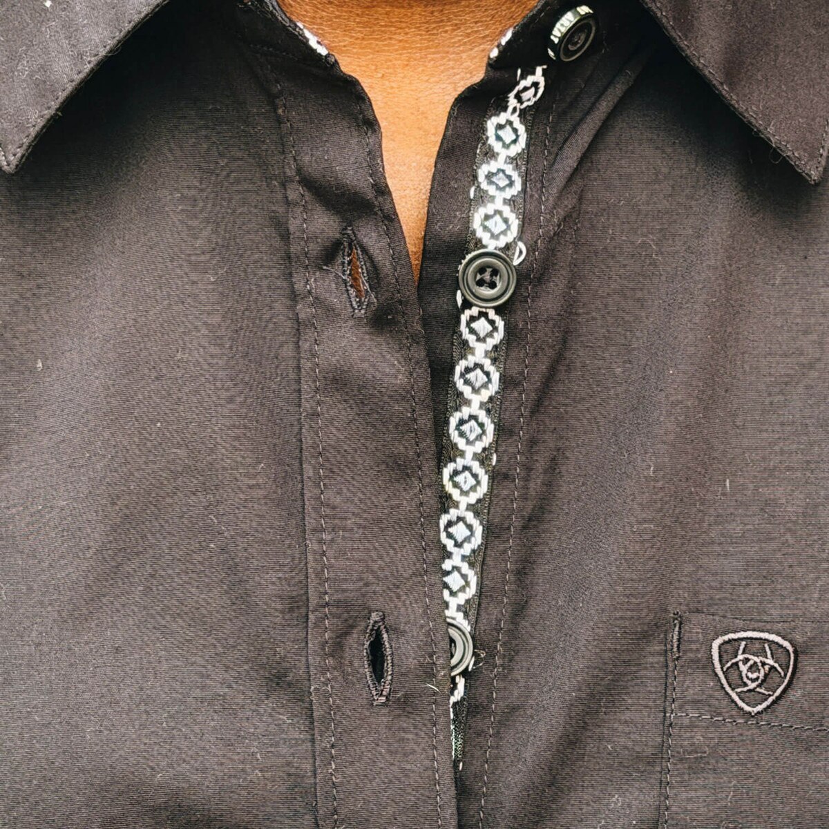 Ariat Women's I-State Black Button Down | ISU Book Store