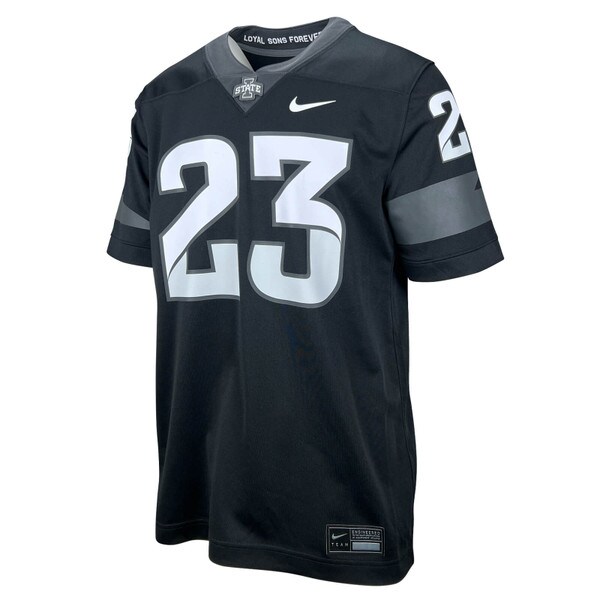 Nike® I-State Black 2023 Football Jersey