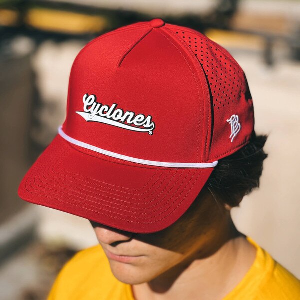 Branded Bills Cyclones Script Cardinal Rope Hat | ISU Book Store
