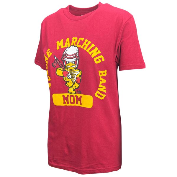 CI Sport Cyclone Marching Band Mom Cardinal Short Sleeve T-Shirt