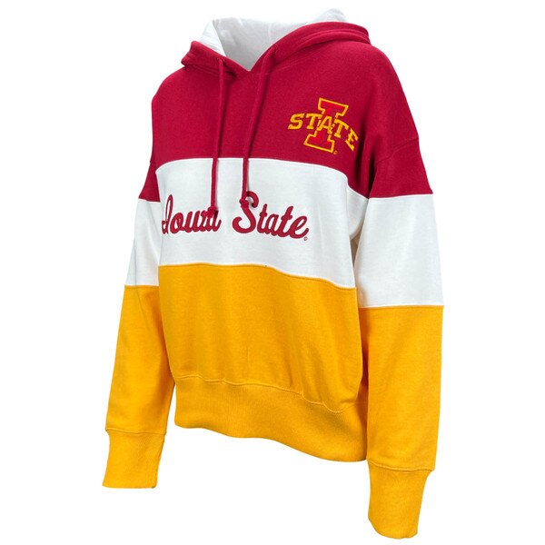 Champion® Women's I-State Color Block Hoodie | ISU Book Store