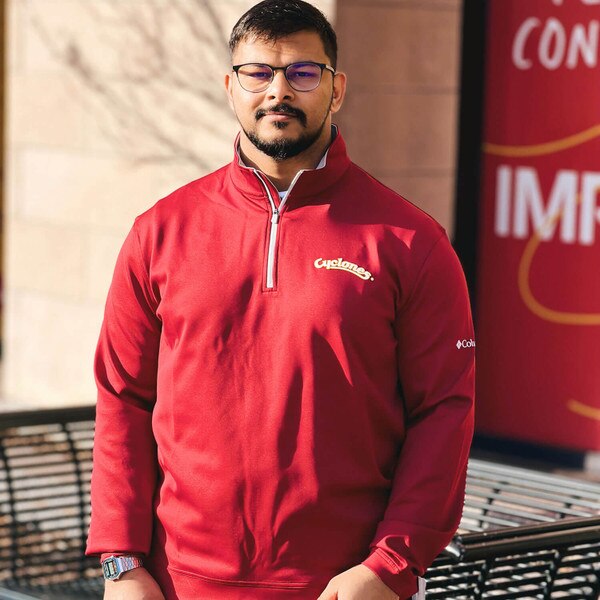 Columbia Cyclones Script Cardinal Quarterzip | ISU Book Store