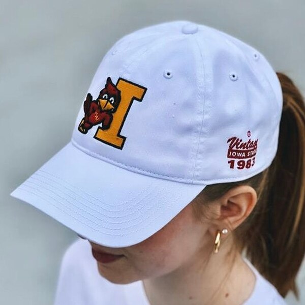 L2 Vintage Leaning Cy White Hat ISU Book Store