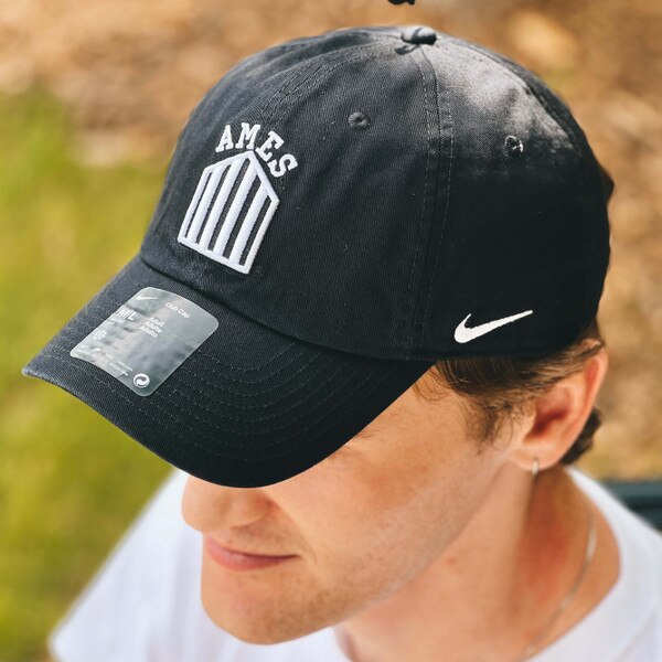 Nike Ames 5 Bar Black 3D Embroidered Hat-M/L