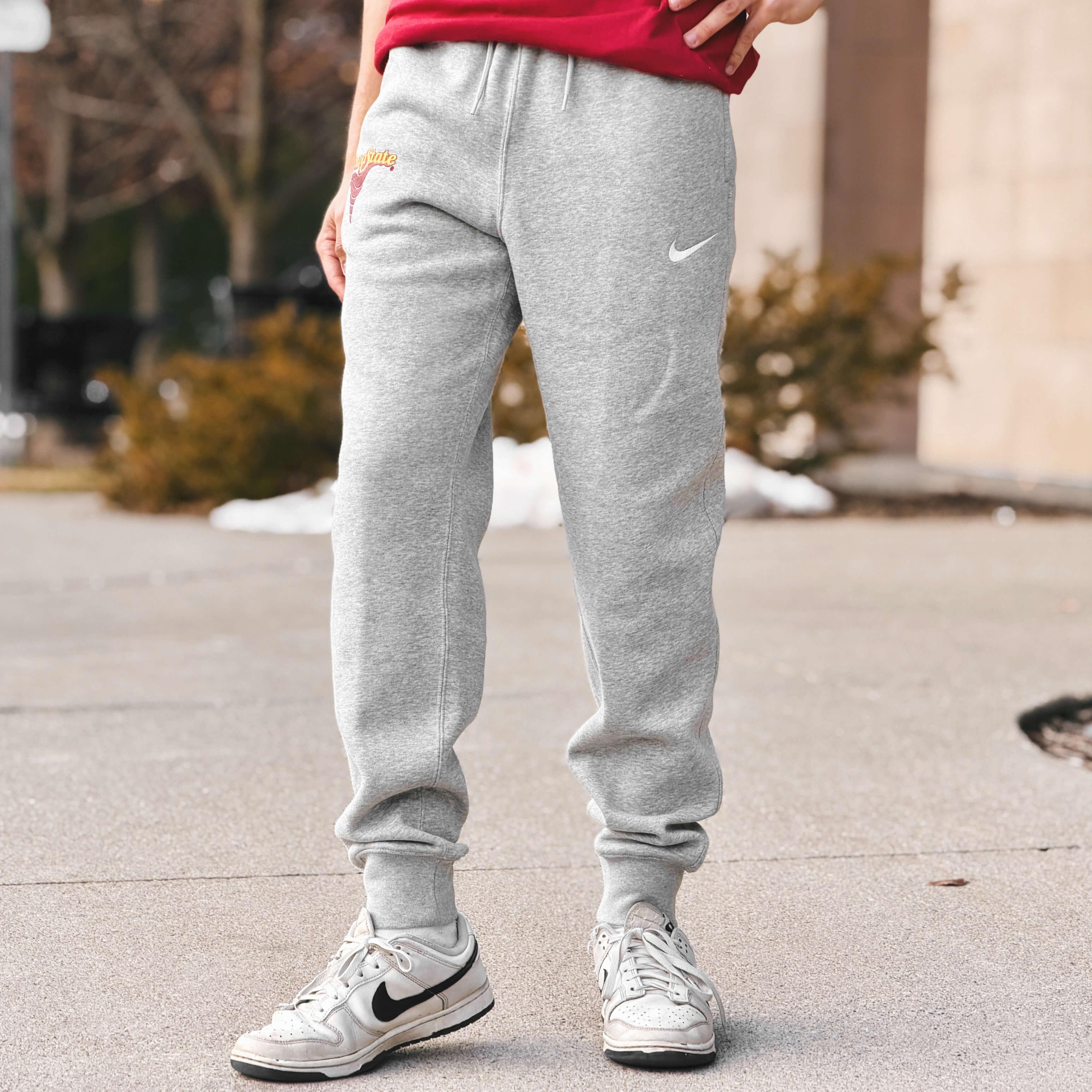 wearing champion with nike