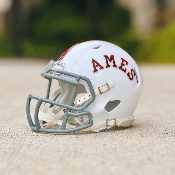 blank white mini football helmet Matte with Black Mask Riddell Revolution Speed (Decorative Mini Helmet - NOT Wearable Matte Navy Take this blank mini helmet shell and make your own custom helmet Blank Mini Football Helmets
